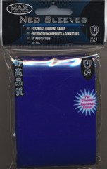 Max Protection Alpha Gloss Small Size Sleeves - Blue - 60ct